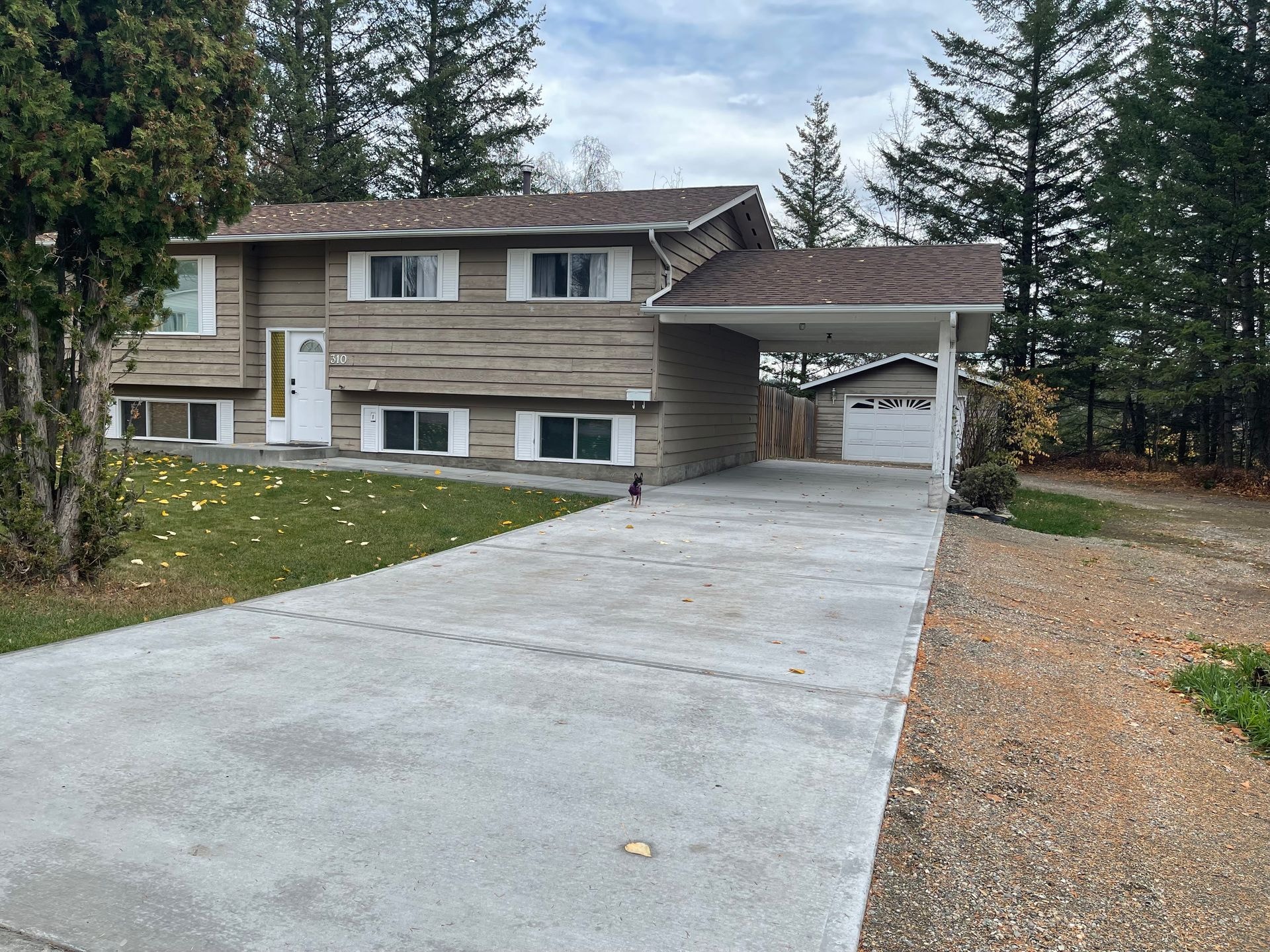 Concrete Driveway — concrete project in Quesnel