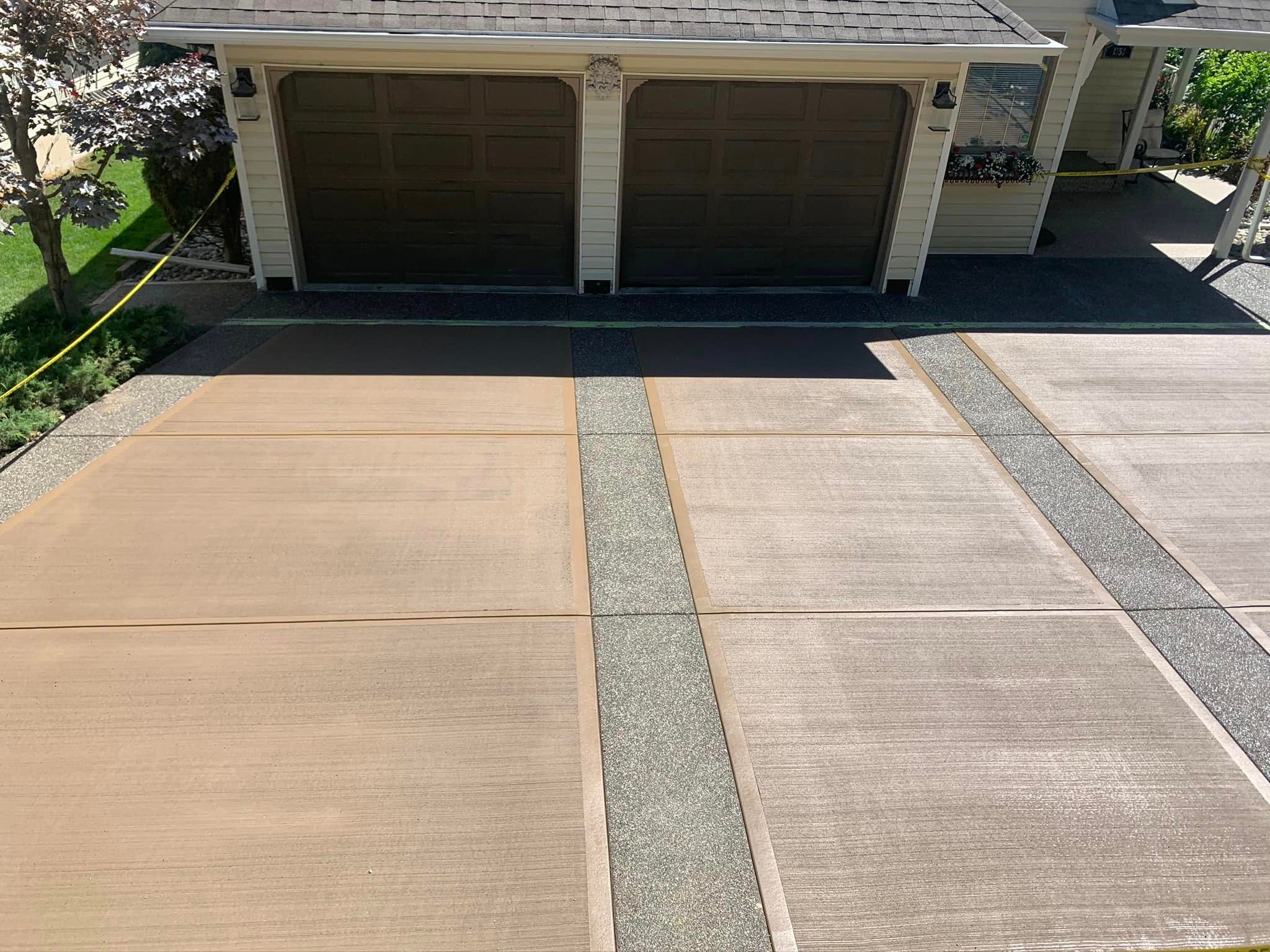 Driveways concrete project